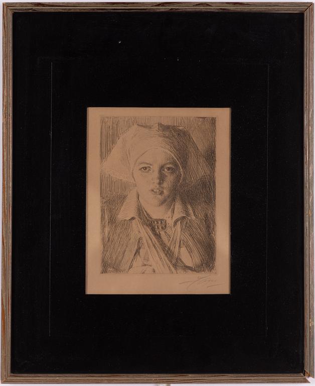 Anders Zorn, "Gulli II".