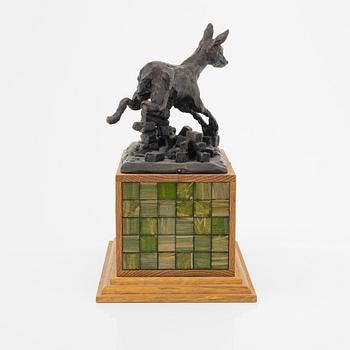 Ernst Billgren, sculpture, bronze, mosaic, signed. Ed. 90.