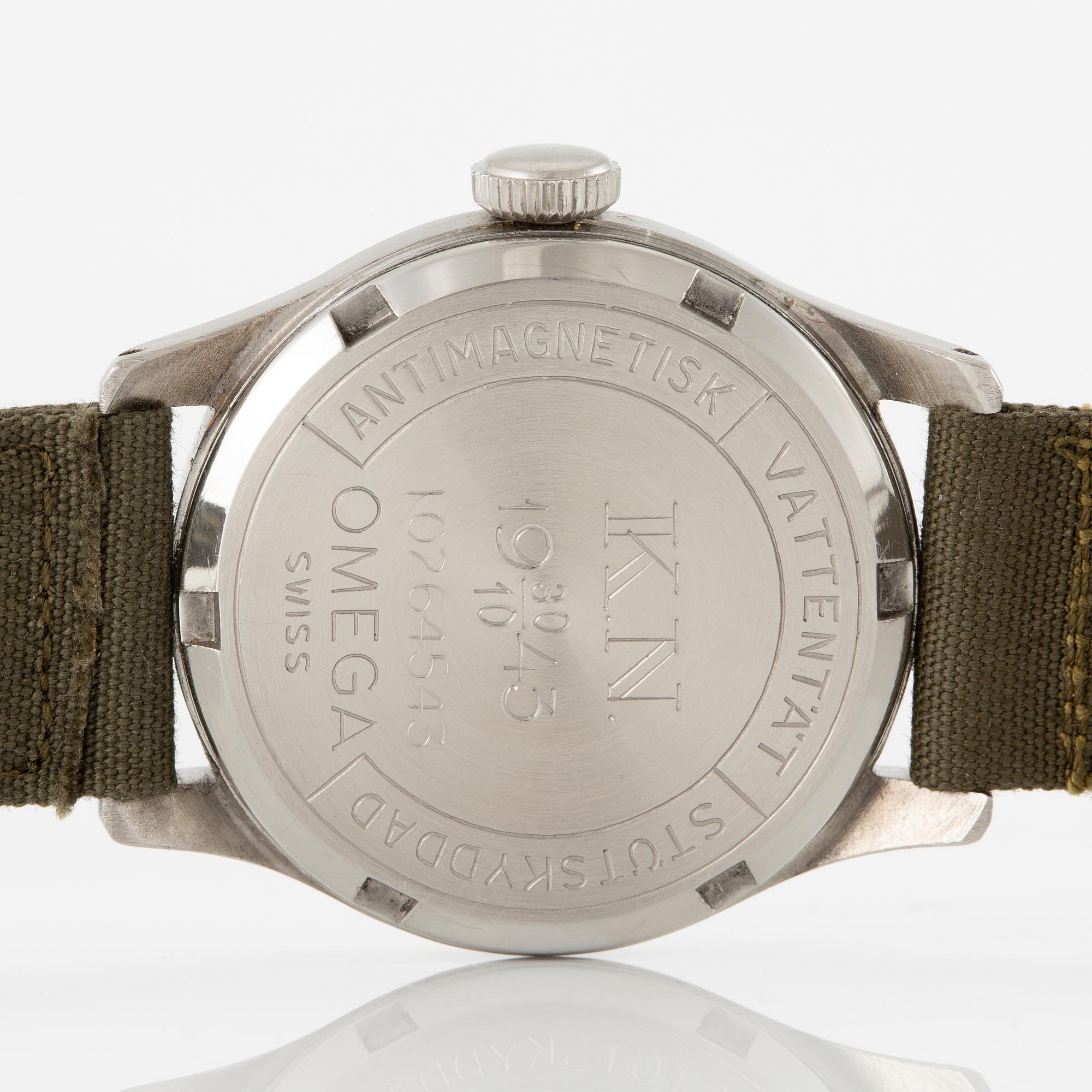 Omega, Officer, wristwatch, 30.5 mm.