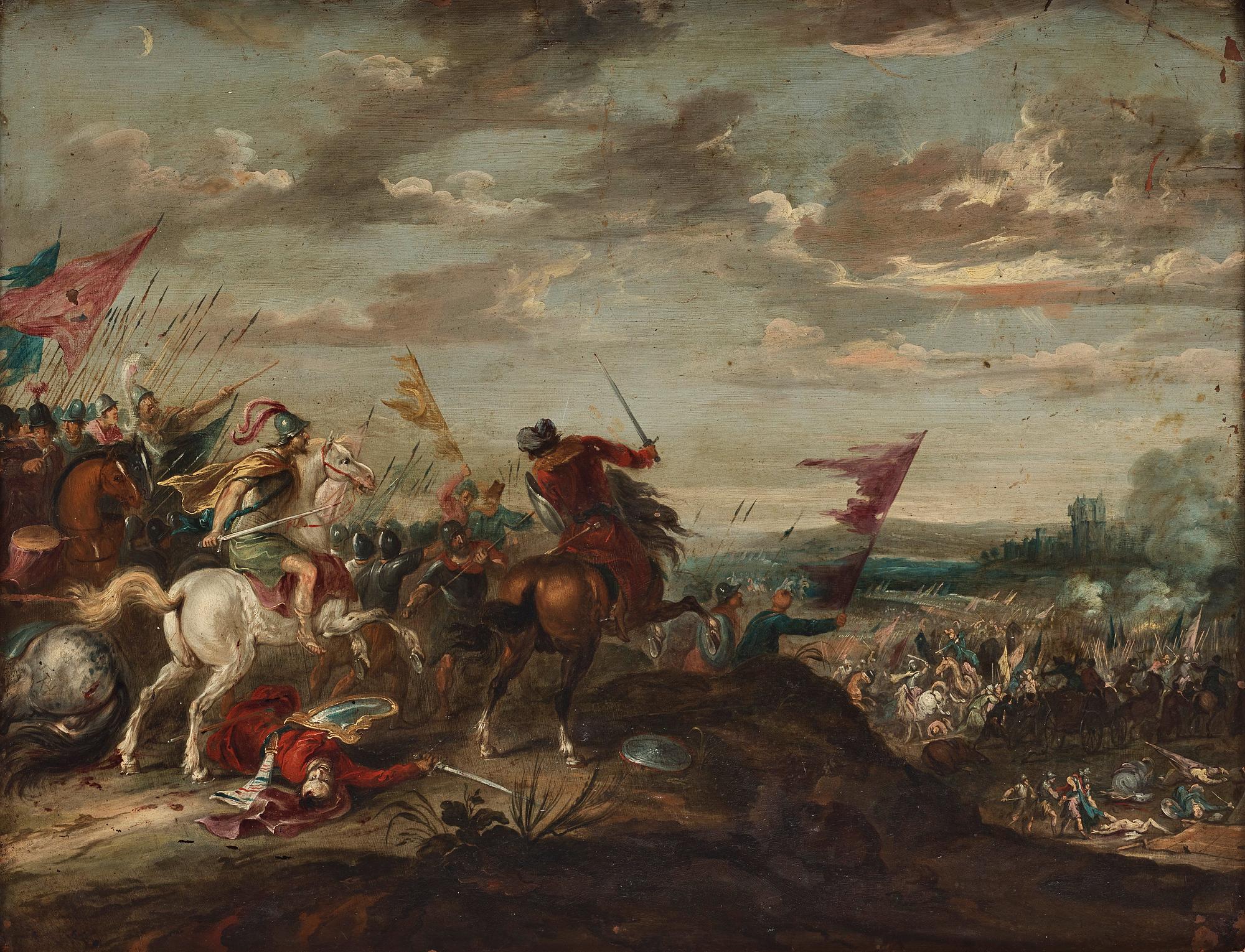 Frans Francken II, hans krets, Batalj.