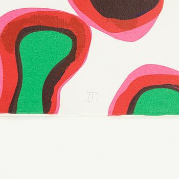 Lennart Rodhe, färgserigrafi, 1983. signerad 18/125.