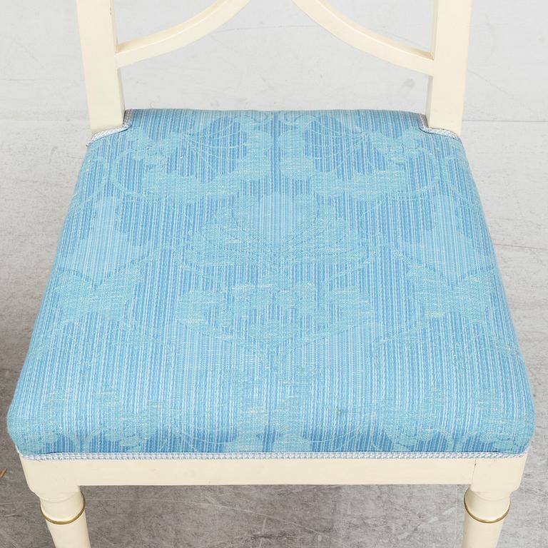 Stolar, 4 st, provinsarbeten i Karl Johan, 1800-talets första hälft.