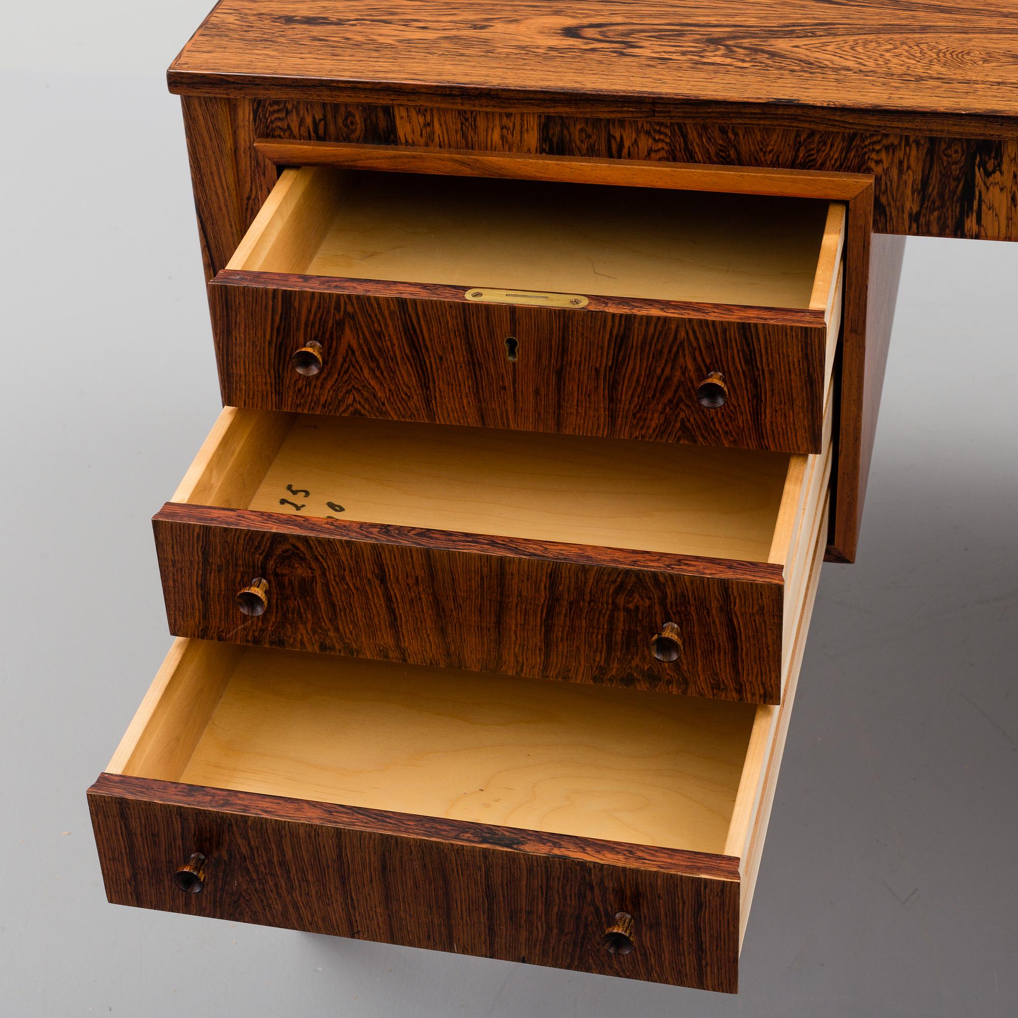 A 1950s/1960s writing desk by Erik Wörtz.