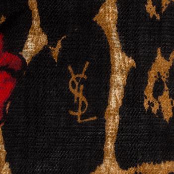 A shawl by Yves Saint Laurent.