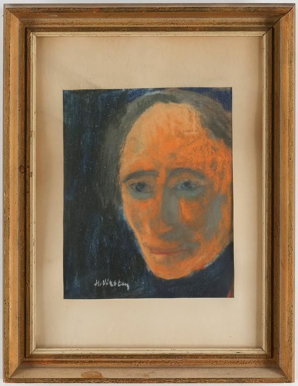 HANS VIKSTEN, Pastel, signed.
