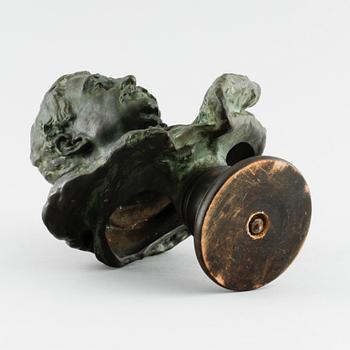 INGEL FALLSTEDT, a bronze sculpture, signed.