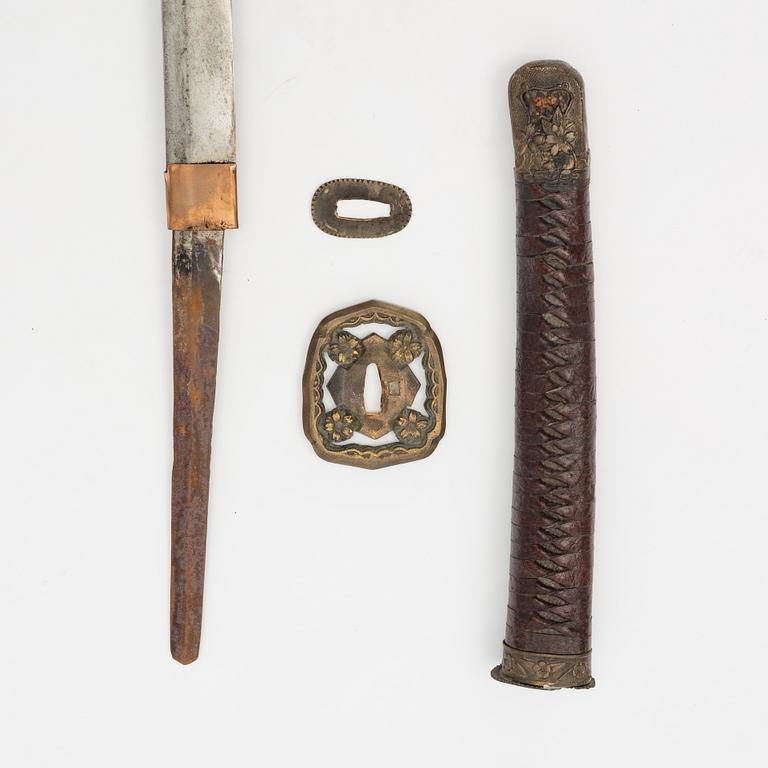 Svärd, Japan, i 1900-talsmontering.