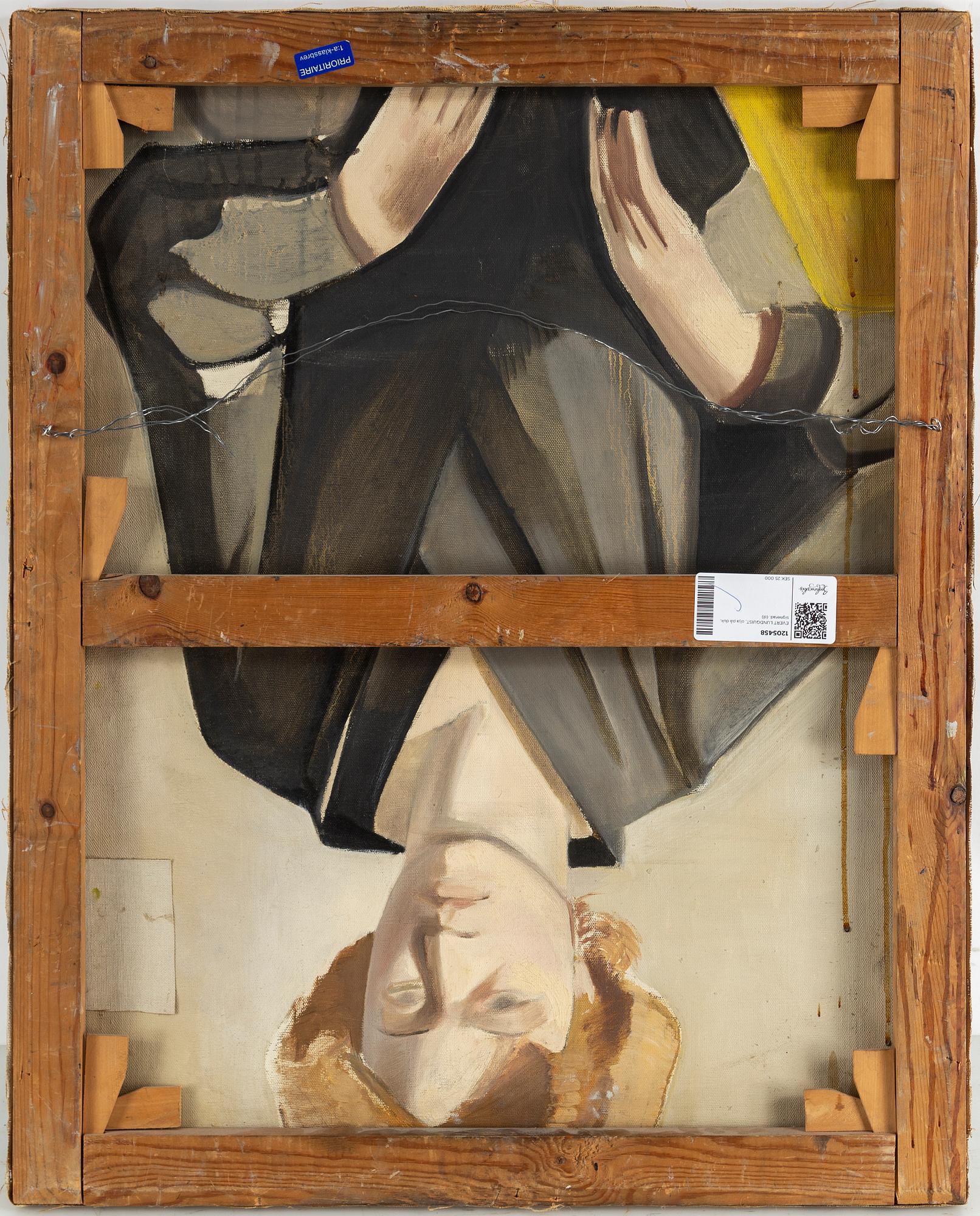 EVERT LUNDQUIST, oil on canvas, signed.