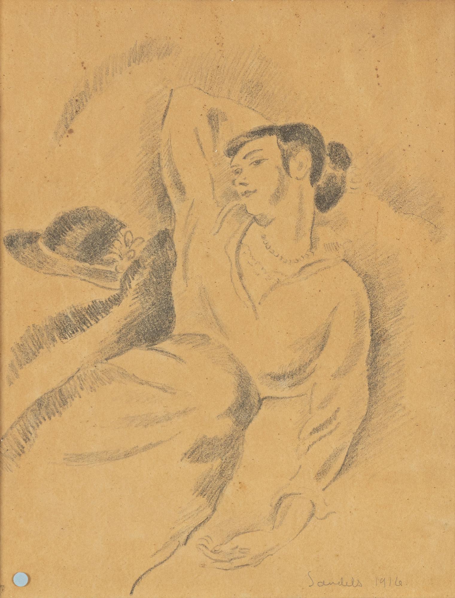 Gösta Sandels, Vilande kvinna.