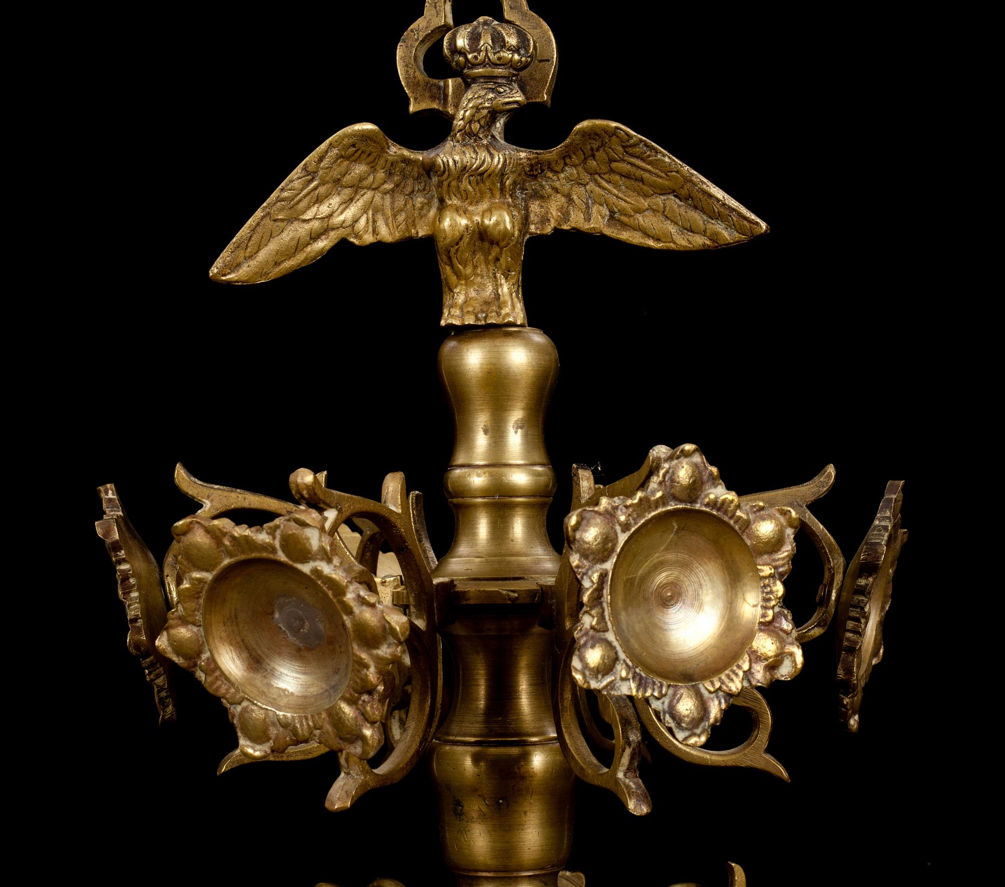 MALMKRONA, barockstil. 1800-talets andra hälft.