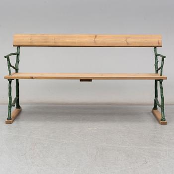 TRÄDGÅRDSSOFFA, omkring år 1900.