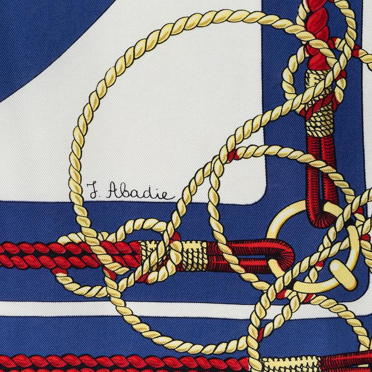 Hermès, scarf, "Chateaux d'Arriere".