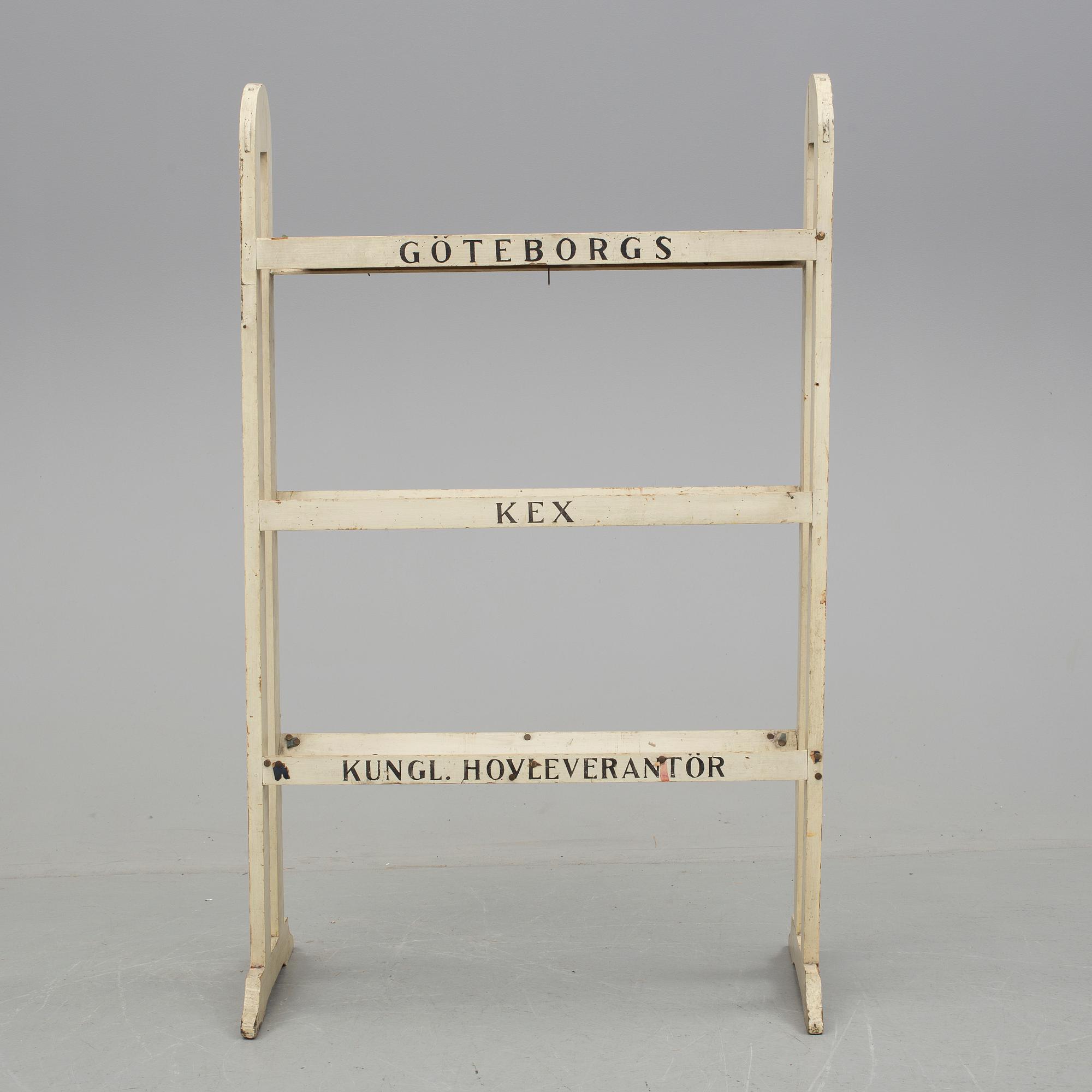 BUTIKSHYLLA, Göteborgs kex, 1900-talets början.
