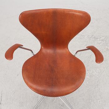 Arne Jacobsen, kontorsstol, "Sjuan", Fritz Hansen, Danmark, 1965.