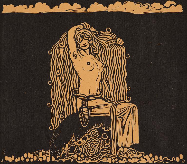 John Bauer, The Fairy Tale Girl.