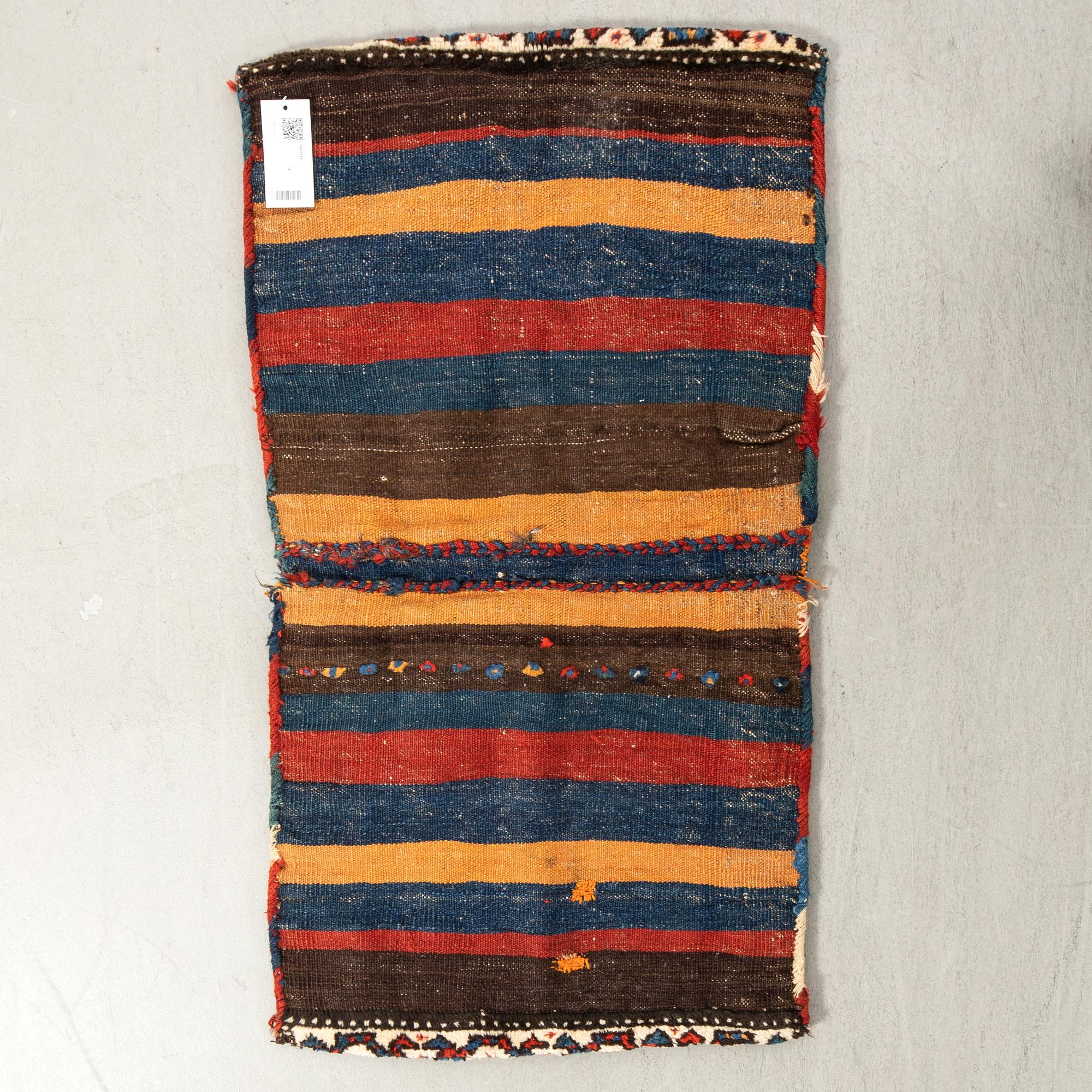 Saddle bag Kashgai Khorjin antique approx. 110x60 cm.