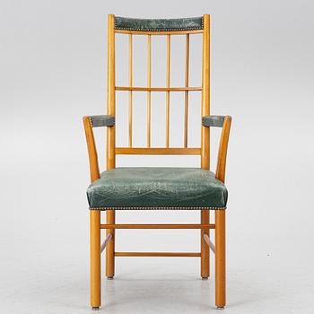Josef Frank, karmstol, modell 652, Firma Svenskt Tenn, efter 1985.
