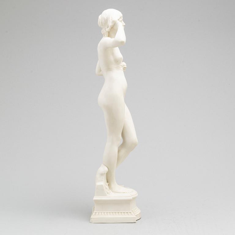 PER HASSELBERG, after. A porcelain sculpture from Gustafsberg, dated 01.