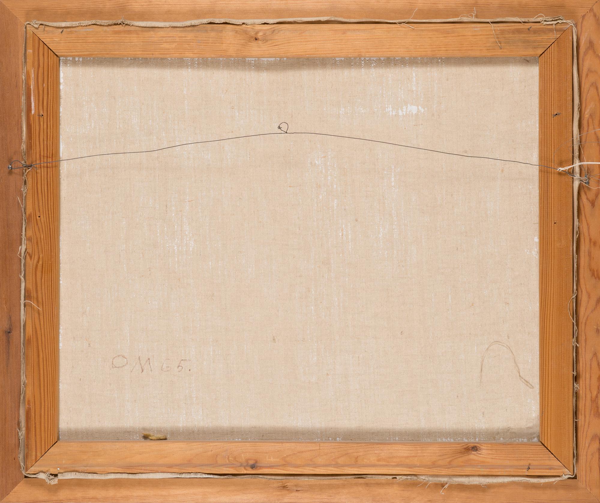 Olli Miettinen, oil on canvas, signed and dated-65.