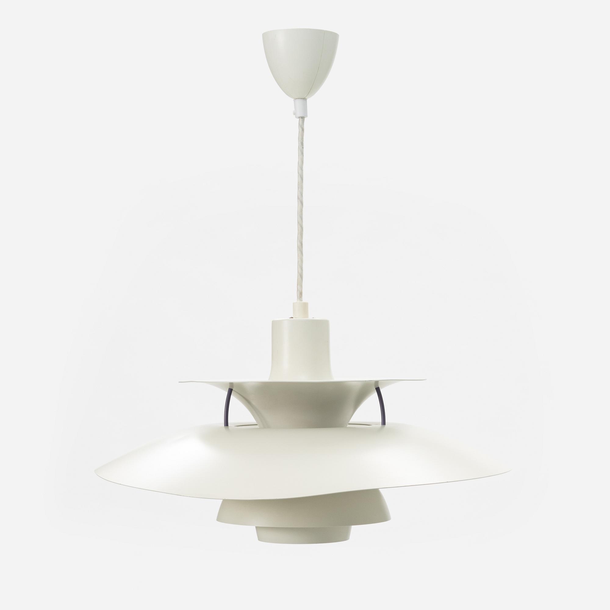 Poul Henningsen, a 'PH-5' ceiling light, Louis Poulsen, Denmark.