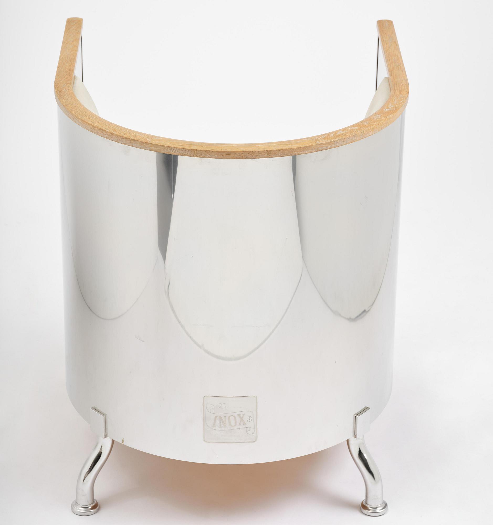 Mats Theselius, an "Inox" armchair, ed. 81/199, Källemo, Värnamo, post 2015.