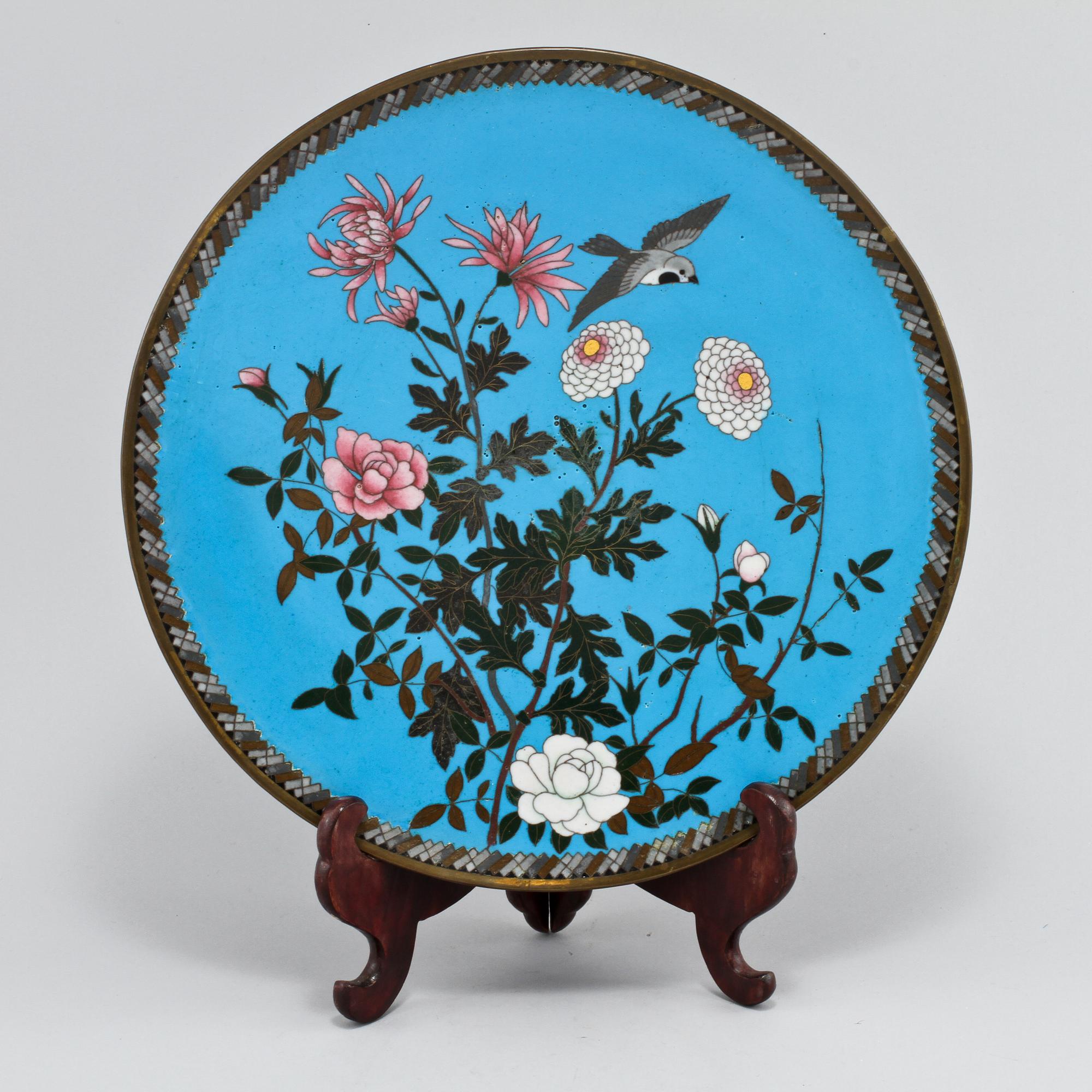 FAT, cloisonné, Japan, 1800-tal.