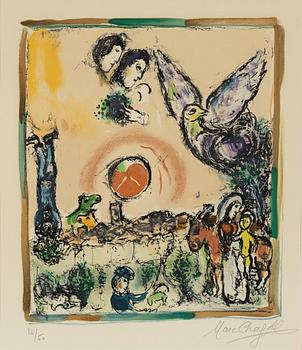 Marc Chagall, "Composition Champêtre".