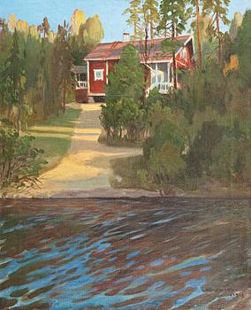 218. Väinö Hämäläinen, EVENING RAYS.