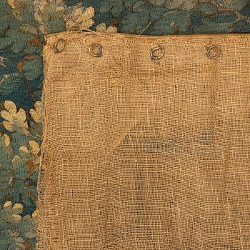 A tapestry, "Verdure", tapestry weave, ca  386 x 289 cm, Flanders, the first half of the 18th century.