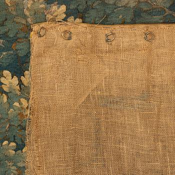 A tapestry, "Verdure", tapestry weave, ca  386 x 289 cm, Flanders, the first half of the 18th century.