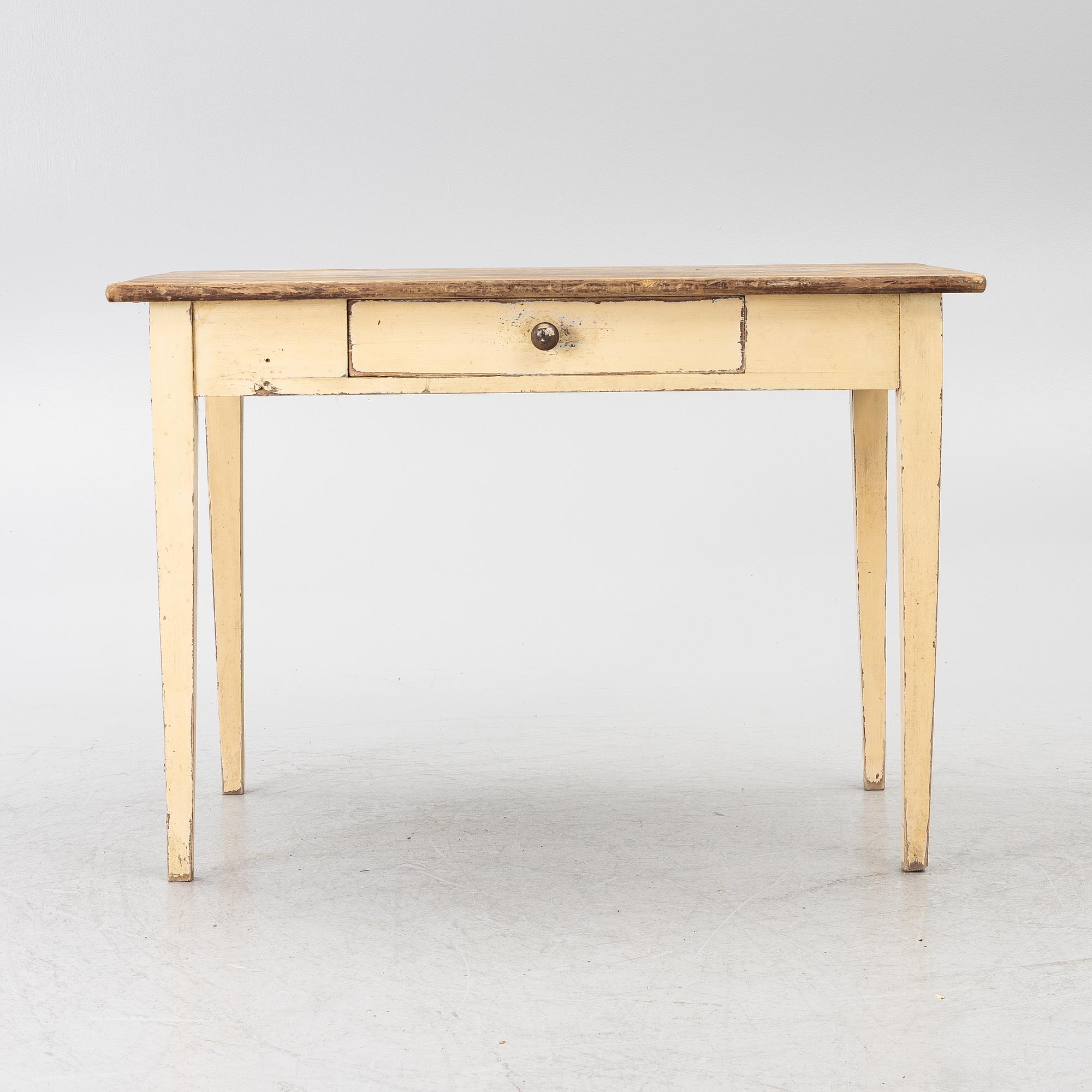 Table, folk art, circa 1900.