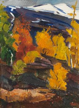 Kjell Leander-Engström, oil on canvas, signed.