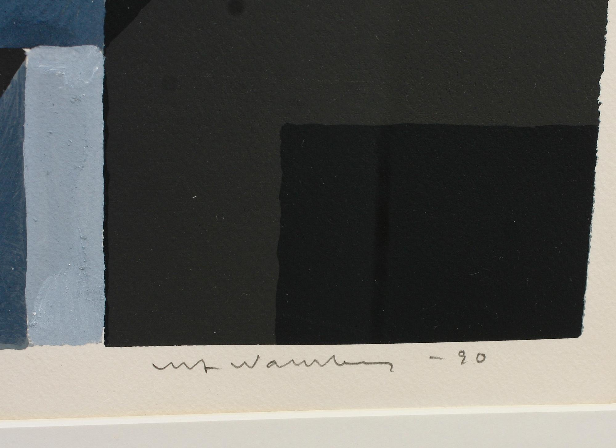 ULF WAHLBERG, gouache, sign och dat -90.