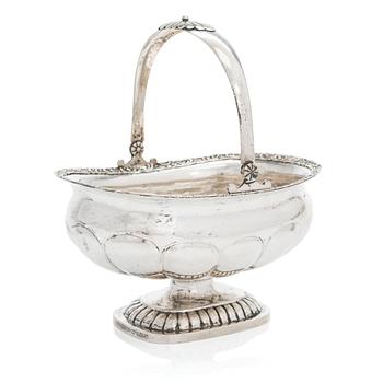 An Estonian sweet-meat silver basket, maker's mark of Caspar Heinrich Zimmermann, Paide/ Weissenstein 1810-1841.