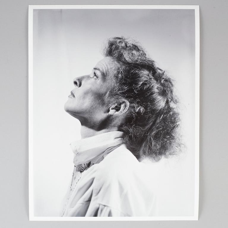 PER-OLOW ANDERSON, photograhy of Katharine Hepburn, stamped and numbered 3/5.