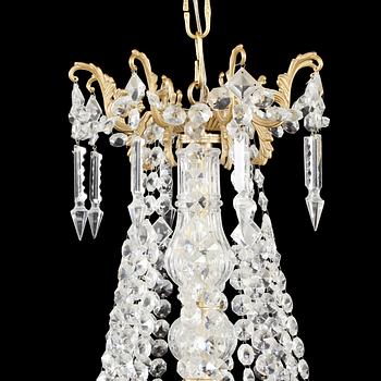 LJUSKRONA, eklektisk stil, 1900-talets andra hälft. Höjd ca 70 cm.