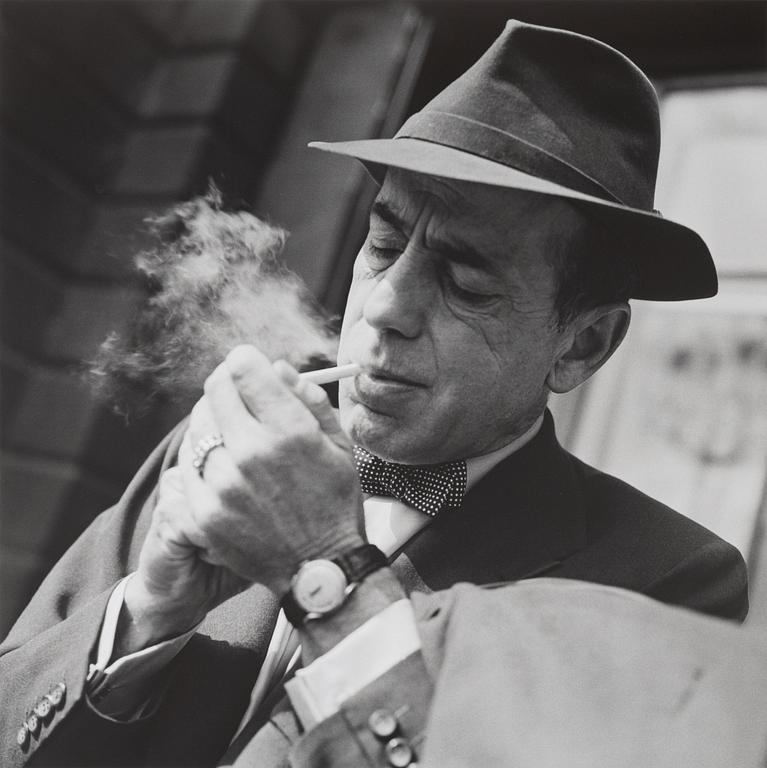 Per-Olow Anderson, "Humphrey Bogart at Place de la Concorde, Paris 1954".