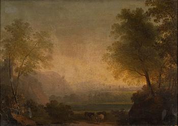 Carl Samuel Graffman, attributed to, Pastoral Landscape.