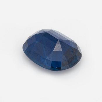 A blue sapphire 6.82 ct.