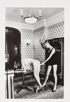 HELMUT NEWTON, "Berlin Nude", 1977, offsetlitografi, sign.