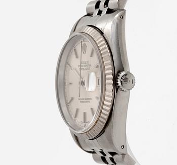 ROLEX, Oyster Perpetual, Datejust, Chronometer, wristwatch, 36 mm,