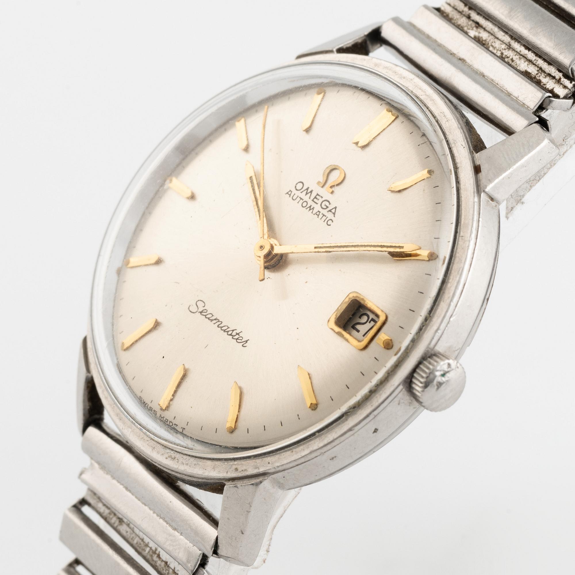 Omega, Seamaster, armbandsur, 34,5 mm.