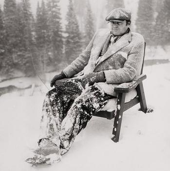 584. Albert Watson, "Jack Nicholson at his house Aspen February 1981".