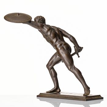 "The Borghese Gladiator".