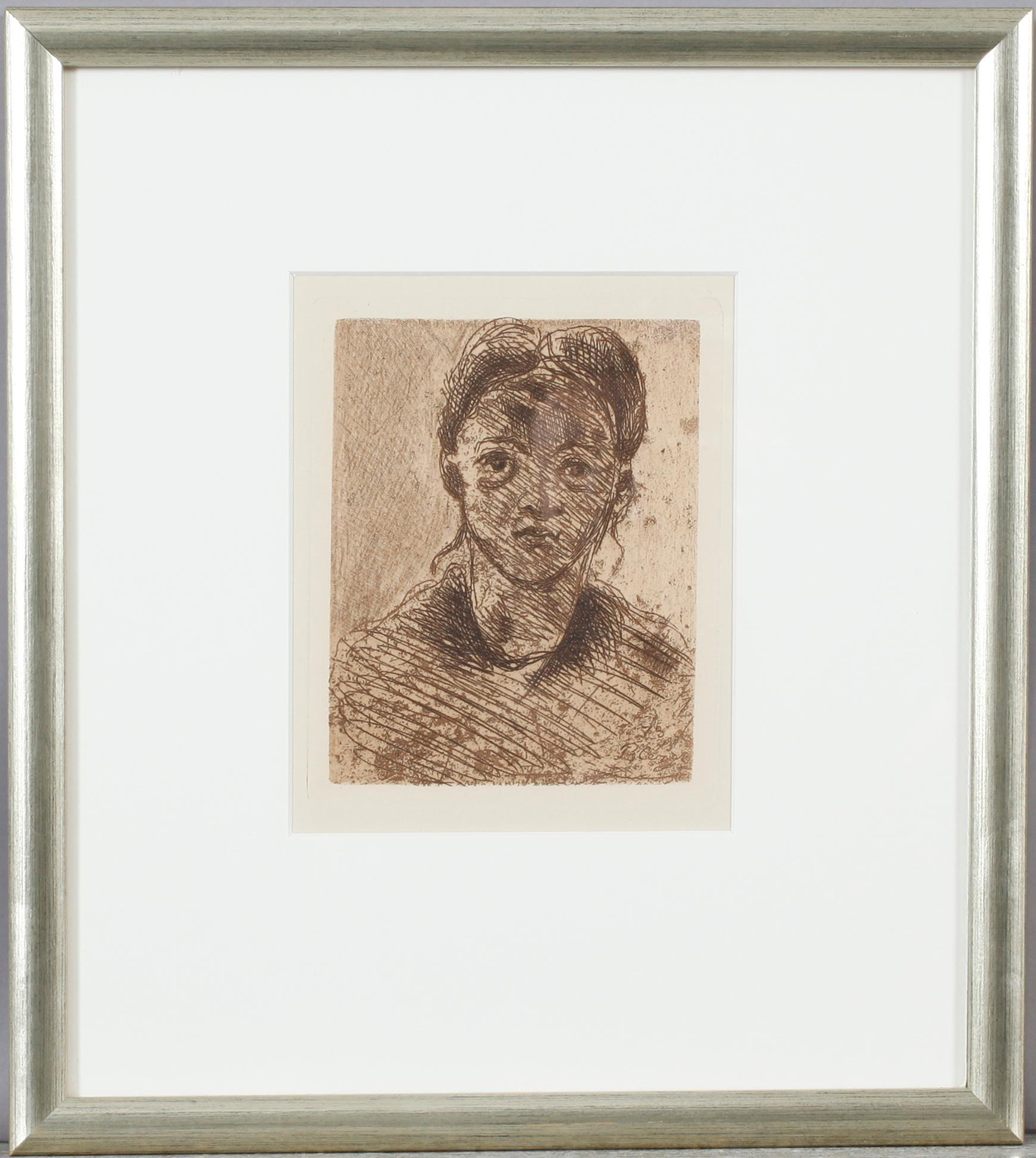 PAUL CÉZANNE, etching, not signed, posthumous prints.
