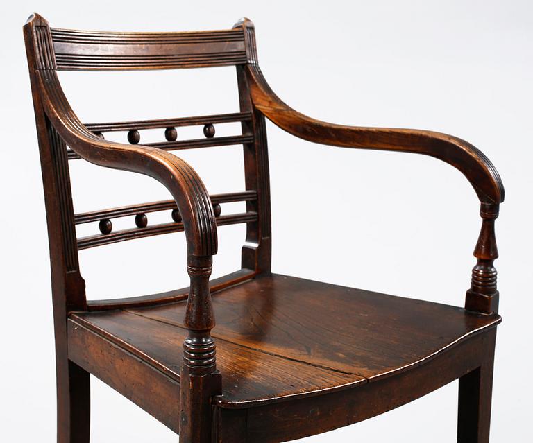 A pair of chairs from around the turn of the century 1900.
