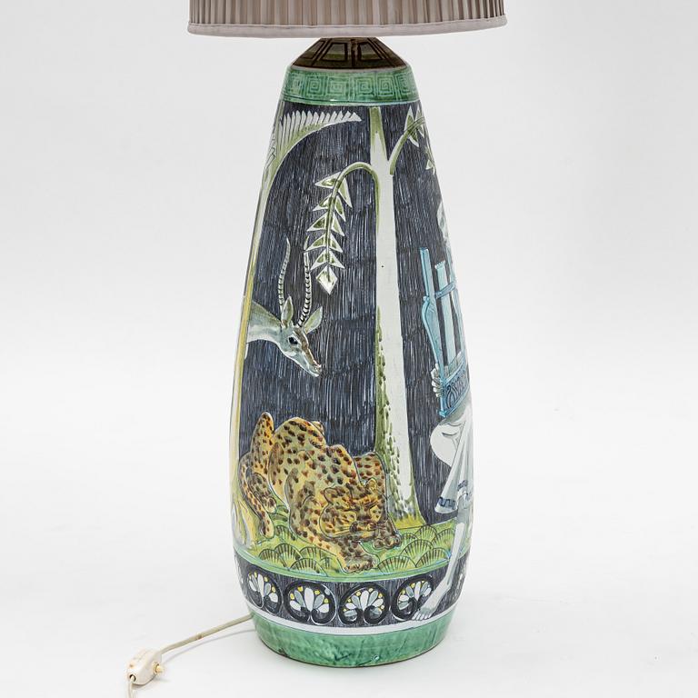 Marian Zawadzki, a floor light, Tilgmans keramik 1961.