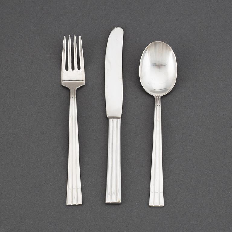 FOLKE ARSTRÖM, bestick, 36 delar, "Thebe", Gense, Sverige, 1950-/1960-tal.