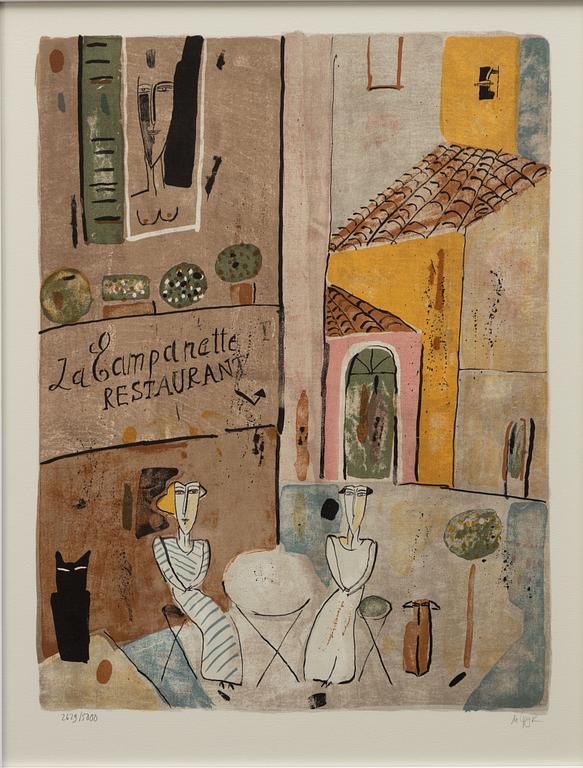 Madeleine Pyk, "Restaurant La Campanette".