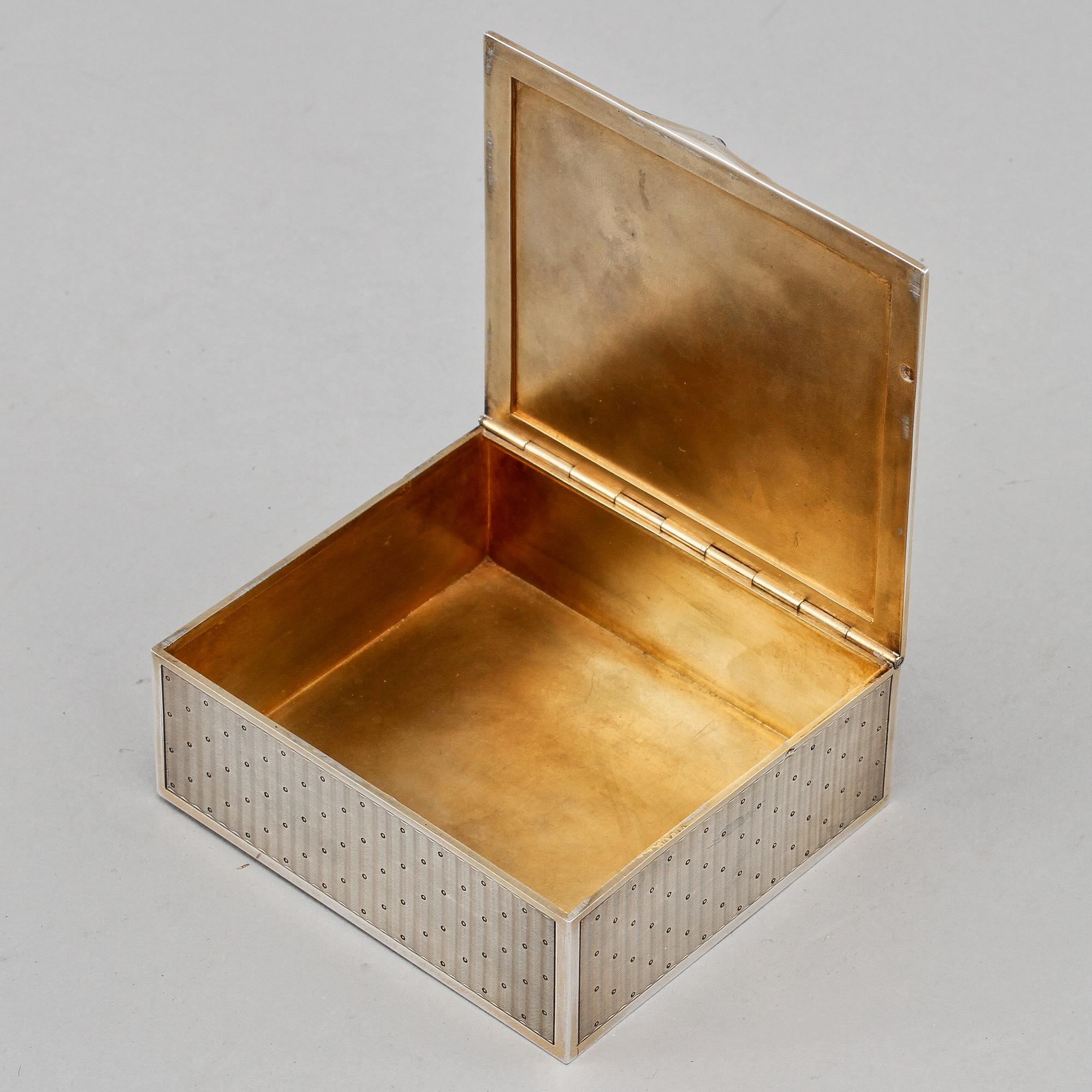 SKRIN, silver, Emile Langlois, Frankrike, 1888-1924. Vikt 170 g.